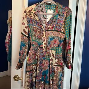 Zara printed dress